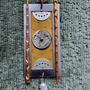 Handmade Industrial Pendant Necklace